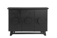 Bassett Matte Black Dunnigan Black Server