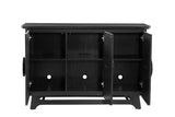 Bassett Matte Black Dunnigan Black Server