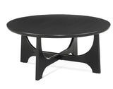 Bassett Black Dunnigan Round Coffee