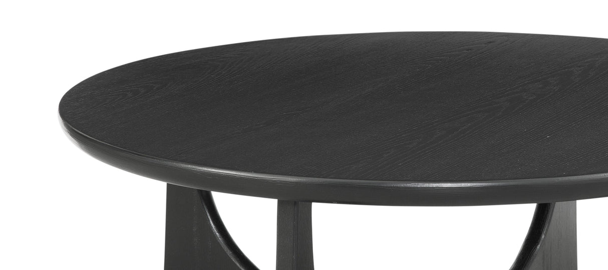 Bassett Black Dunnigan Round Coffee
