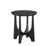 Bassett Black Dunnigan Round End Table