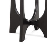 Bassett Black Dunnigan Round End Table