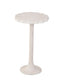 Bassett Sandblasted White Keiran Accent Table