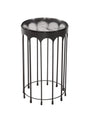 Bassett Matte Black Hartley Accent Table