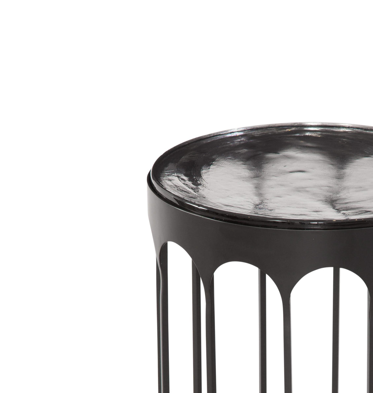 Bassett Black Hartley Accent Table