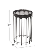 Bassett Black Hartley Accent Table