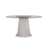 Bassett White Wash Mindi Korey 48" Round Dining Table