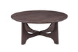 Bassett Antique Brown Oak Dunnigan Brown Oak Cocktail Table