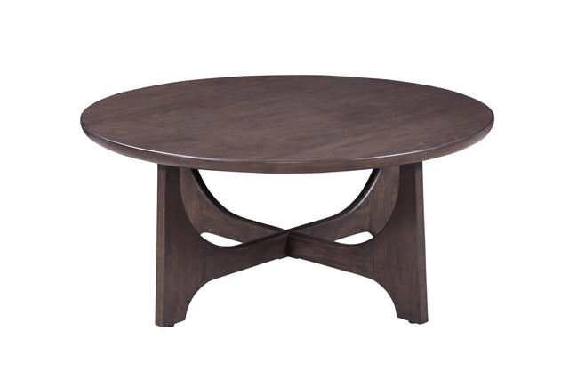 Bassett Antique Brown Oak Dunnigan Brown Oak Cocktail Table