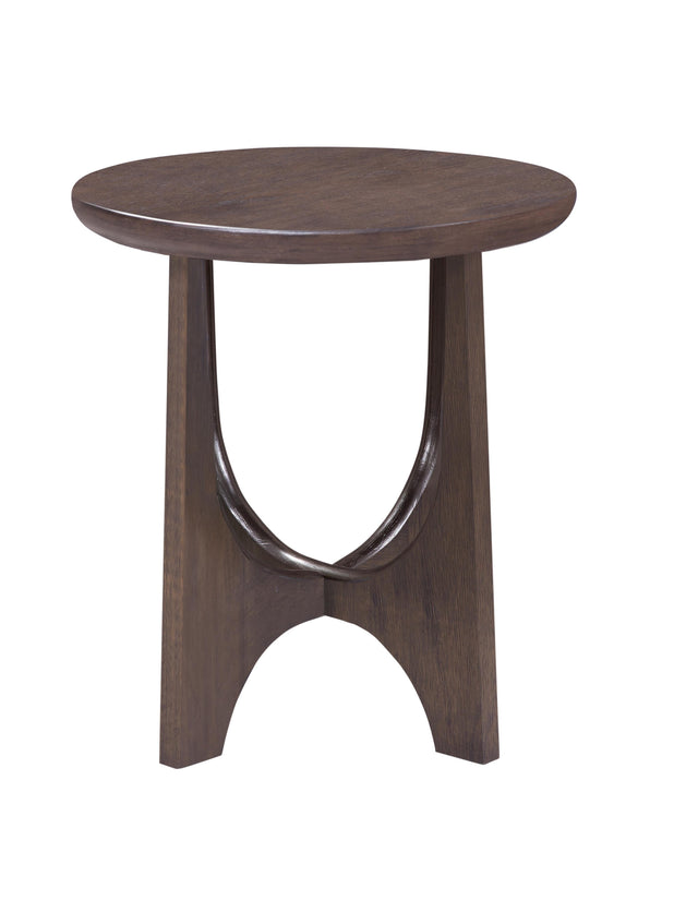 Bassett Antique Brown Oak Dunnigan Brown Oak End Table