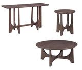 Bassett Brown Dunnigan Brown Oak End Table