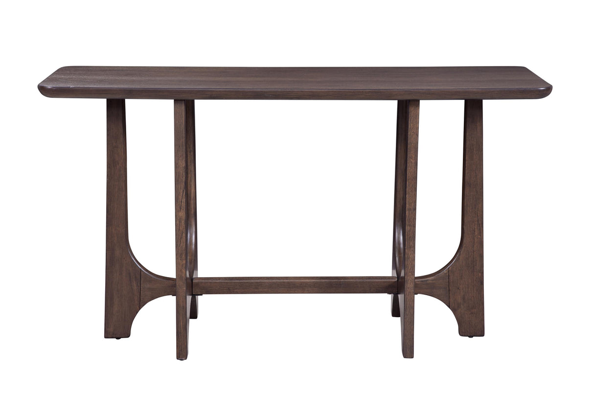 Bassett Antique Brown Oak Dunnigan Brown Oak Console