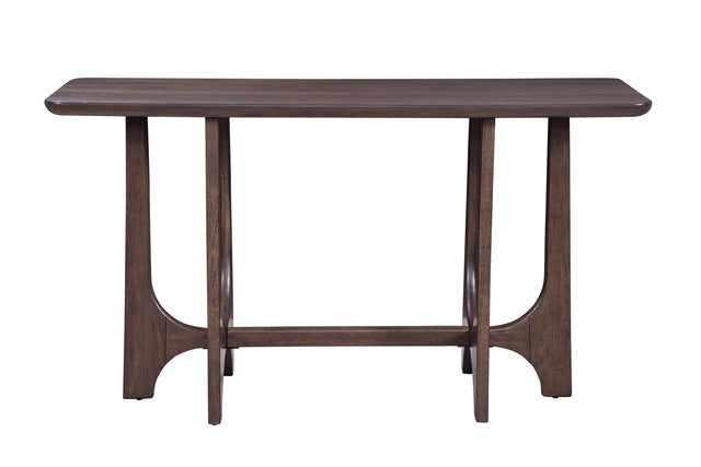 Bassett Antique Brown Oak Dunnigan Brown Oak Console