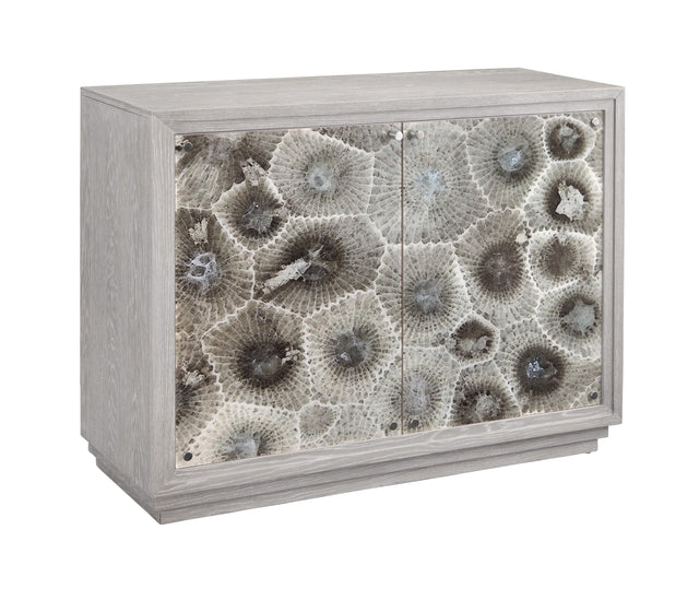 Bassett Gray Peninsula Ridge Bar Cabinet