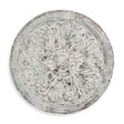 Bassett White Medallion Wooden Wall Art