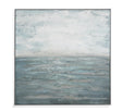 Bassett Blue / Grey Landslide Framed Canvas