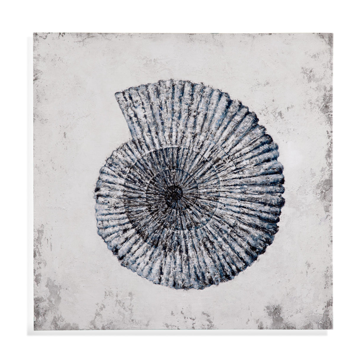 Bassett Blue Shell II Canvas Art
