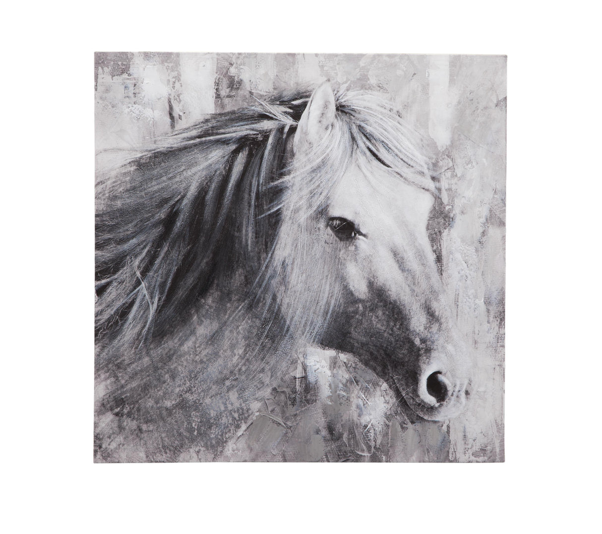 Bassett Gray Meg Canvas Art