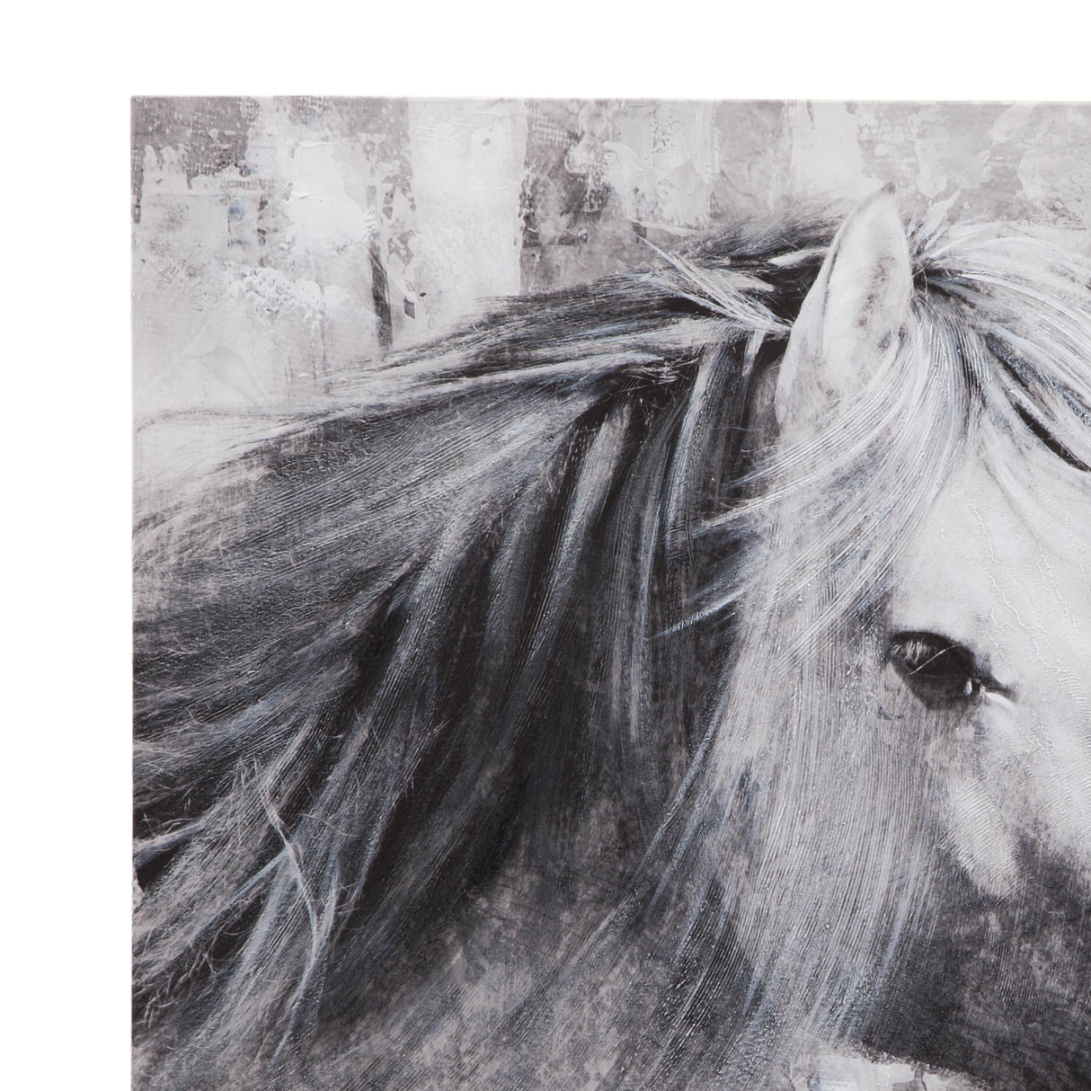 Bassett Gray Meg Canvas Art