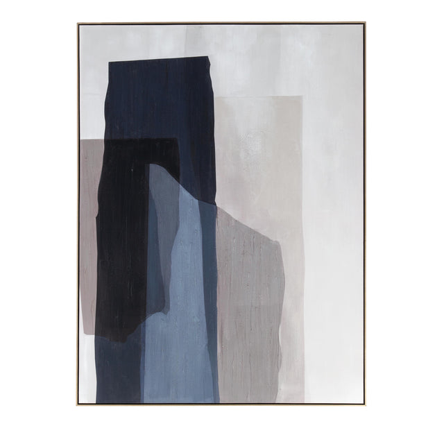 Bassett Gold Frame Salone Framed Canvas
