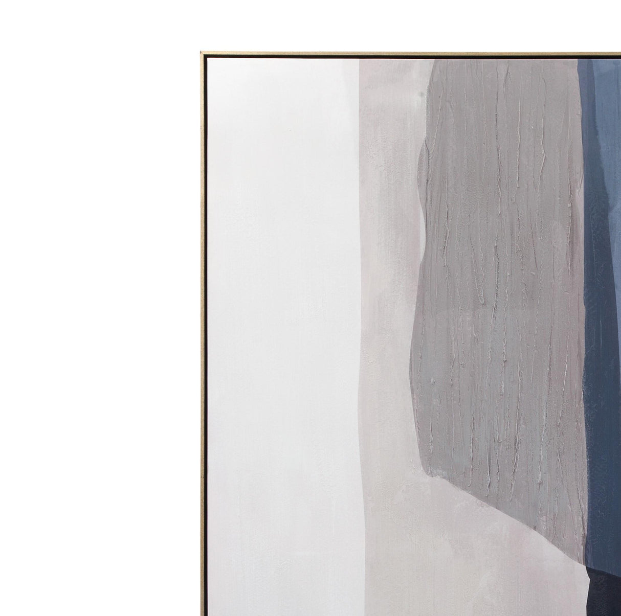 Bassett Blue Salone Framed Canvas