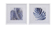 Bassett White Frame Leaves Framed Print Set of 2