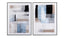 Bassett Black Frame Celebrate Framed Canvas Set of 2