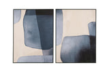 Bassett Black Frame Lively Framed Canvas Set of 2