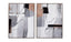 Bassett Silver Frame Standards Framed Canvas Set of 2