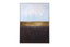 Bassett White Frame Garnet Framed Canvas