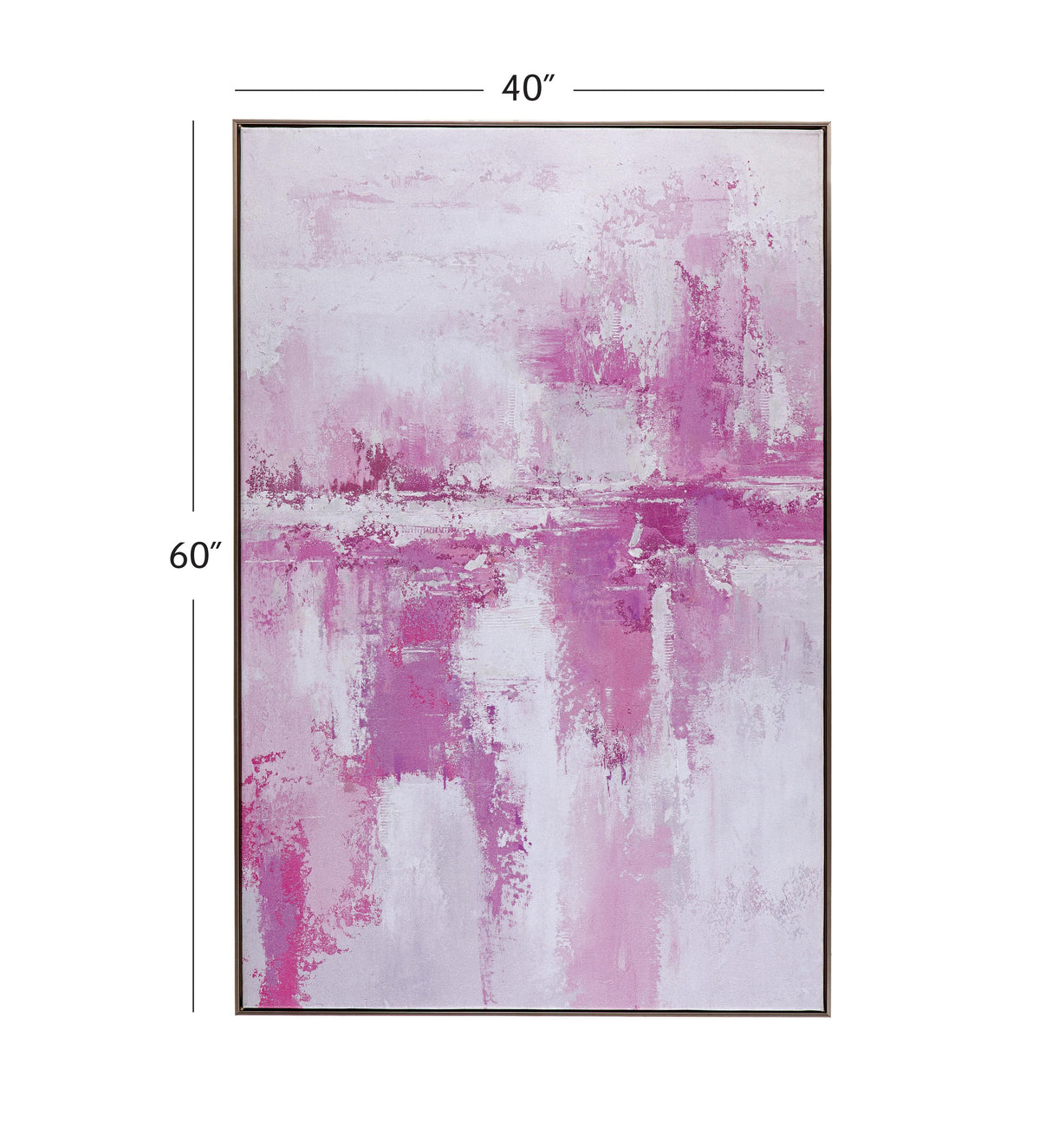 Bassett Silver Frame Settled Framed Canvas