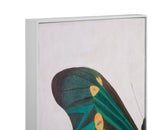 Bassett White Frame Butterfly Wings Framed Canvas Set of 2
