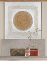 Bassett Brown Central Framed Canvas
