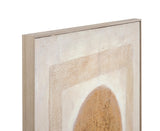 Bassett Brown Central Framed Canvas