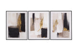 Bassett White Journey Framed Canvas Set of 3