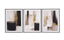 Bassett White Journey Framed Canvas Set of 3