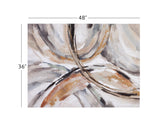 Bassett Taupe Velvet Underground Canvas Art