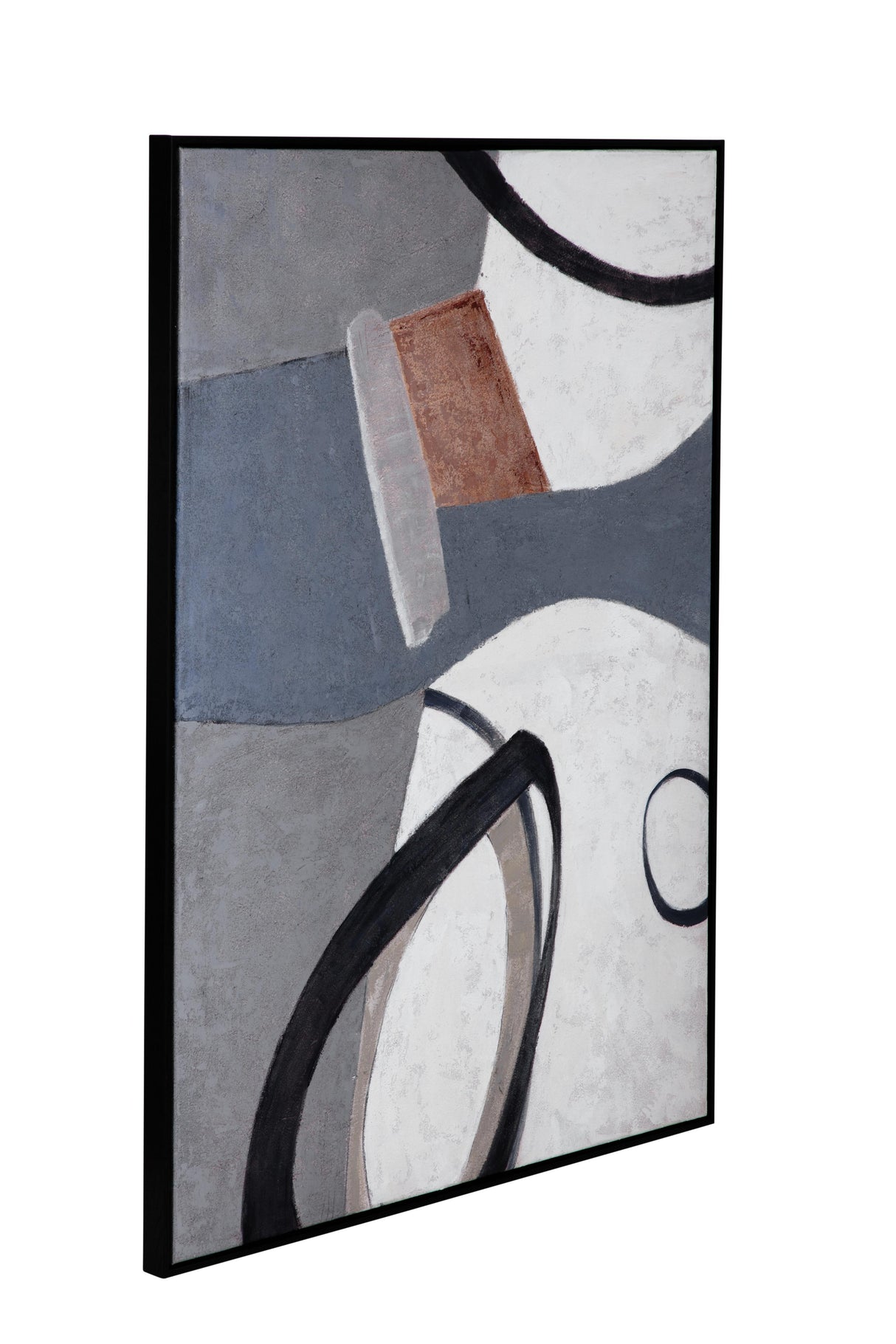 Bassett Gray Sumter Framed Canvas