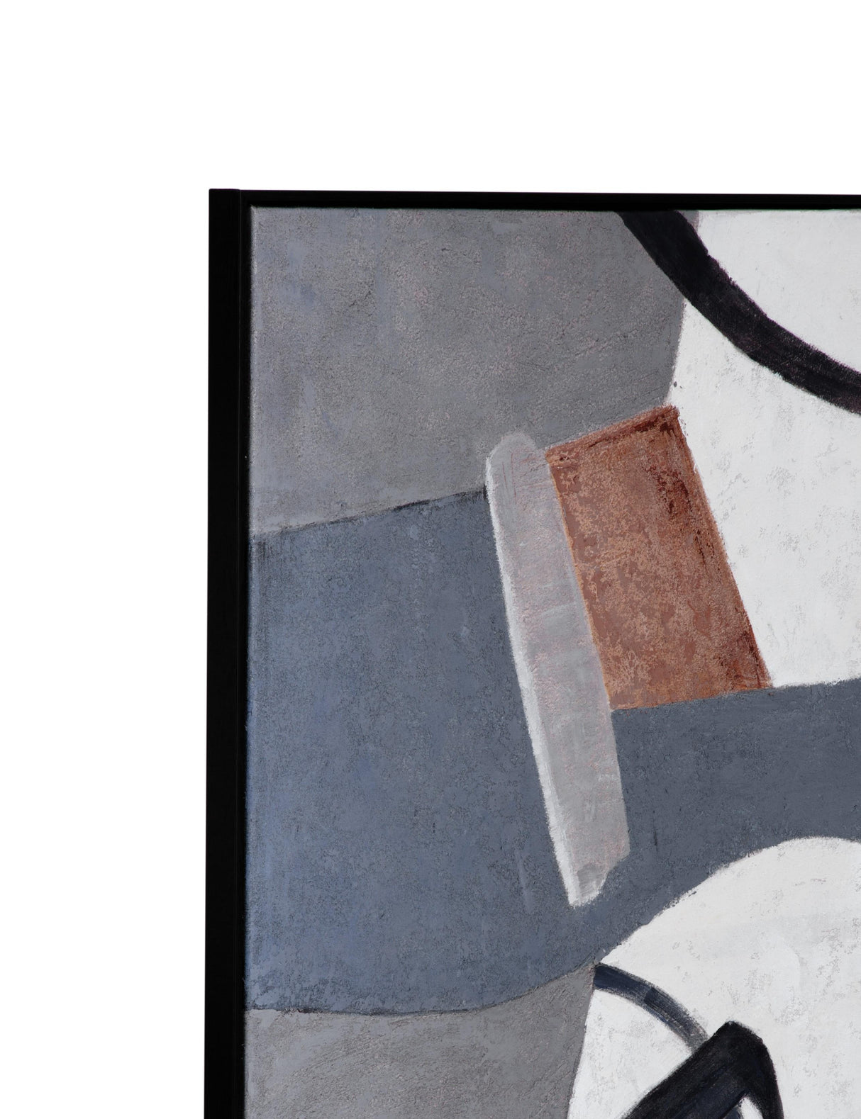 Bassett Gray Sumter Framed Canvas
