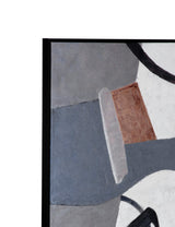 Bassett Gray Sumter Framed Canvas