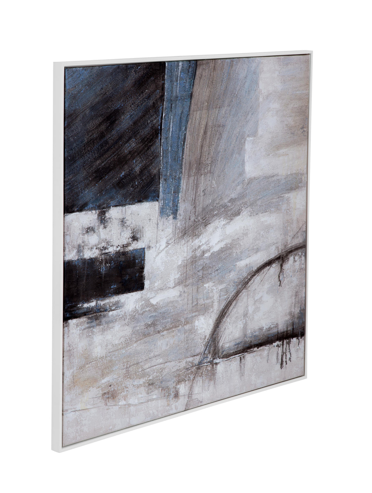Bassett Gray Yuma Framed Canvas