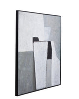 Bassett Gray Landen Framed Canvas
