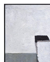 Bassett Gray Landen Framed Canvas