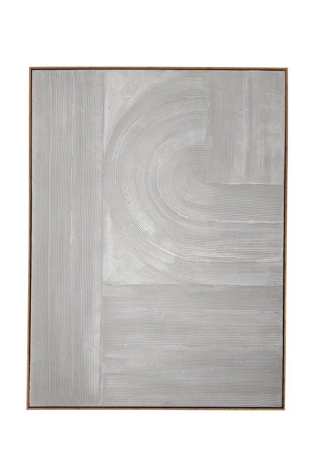 Bassett Gray Adventure Framed Canvas