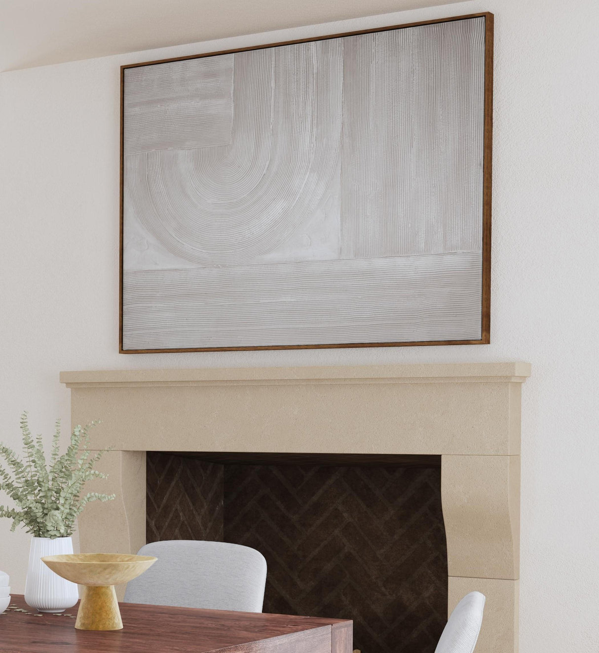 Bassett Gray Adventure Framed Canvas