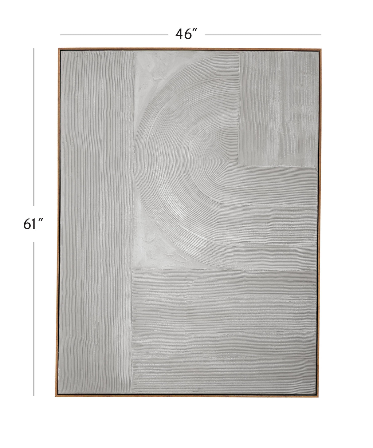 Bassett Gray Adventure Framed Canvas