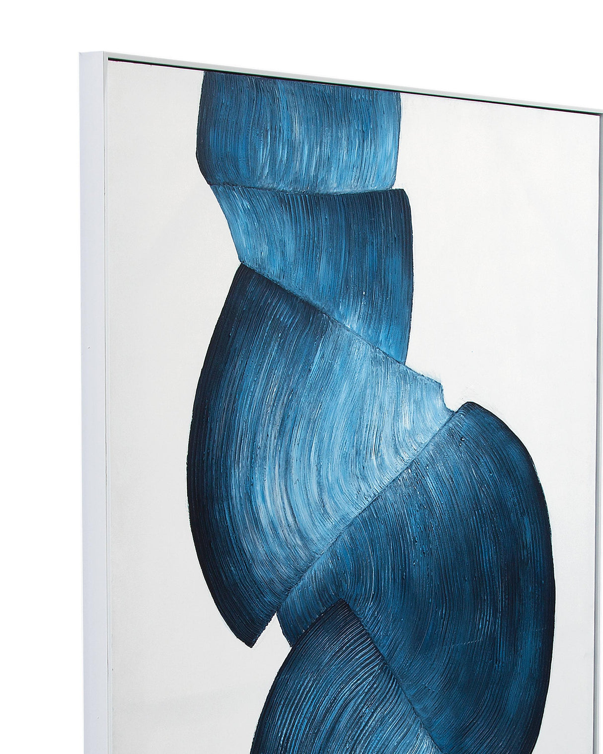 Bassett Blue Ribbons Framed Canvas