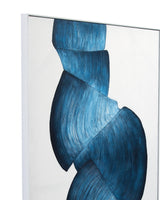 Bassett Blue Ribbons Framed Canvas