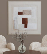 Bassett Acrylic Painted Canvas / Natural Wood Finish on Polystyrene Frame Amsterdam Framed Canvas