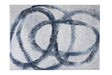 Bassett White / Blue Altarium Canvas Art